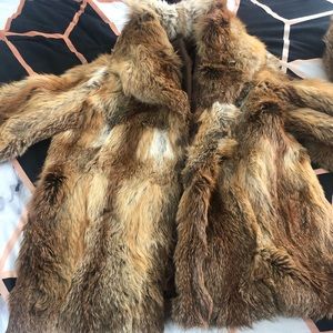 Custom made Authentic Fox Fur Coat